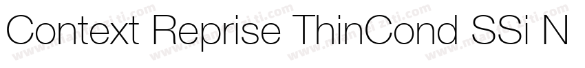 Context Reprise ThinCond SSi Normal字体转换